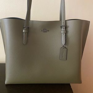 Coach leather tote
